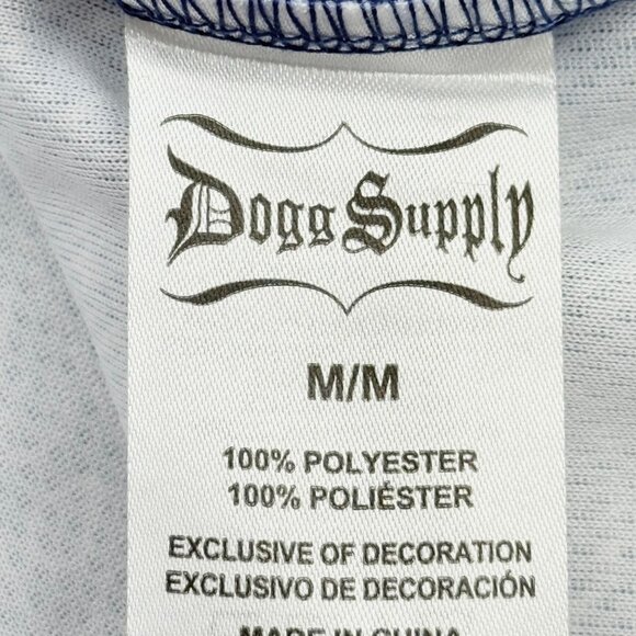 NWT Dogg Supply Men's Royal Blue Mesh Bandana Basketball Jersey Tank Size Medium - Picture 6 of 8